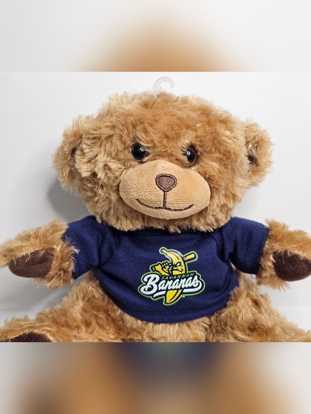 Savannah Bananas Baseball 7" Plush Stuffed Animal Teddy Bear Toy in T-Shirt FOCO - Picture 2 of 6